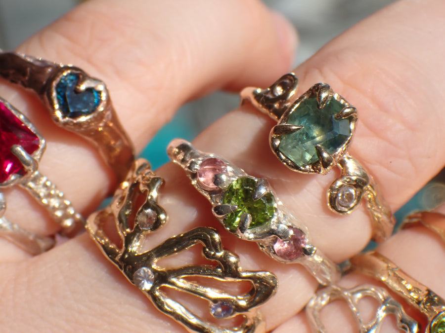 Faye Wedding Ring |  Enchanted Fairy Ring (Made to Order)