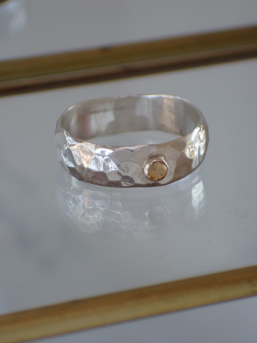 Mercury Band | Personalised Gemstone Ring (Made to Order)