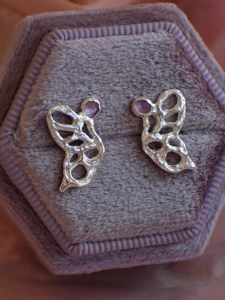 Monarch Studs | Butterfly Earrings (Made to Order)