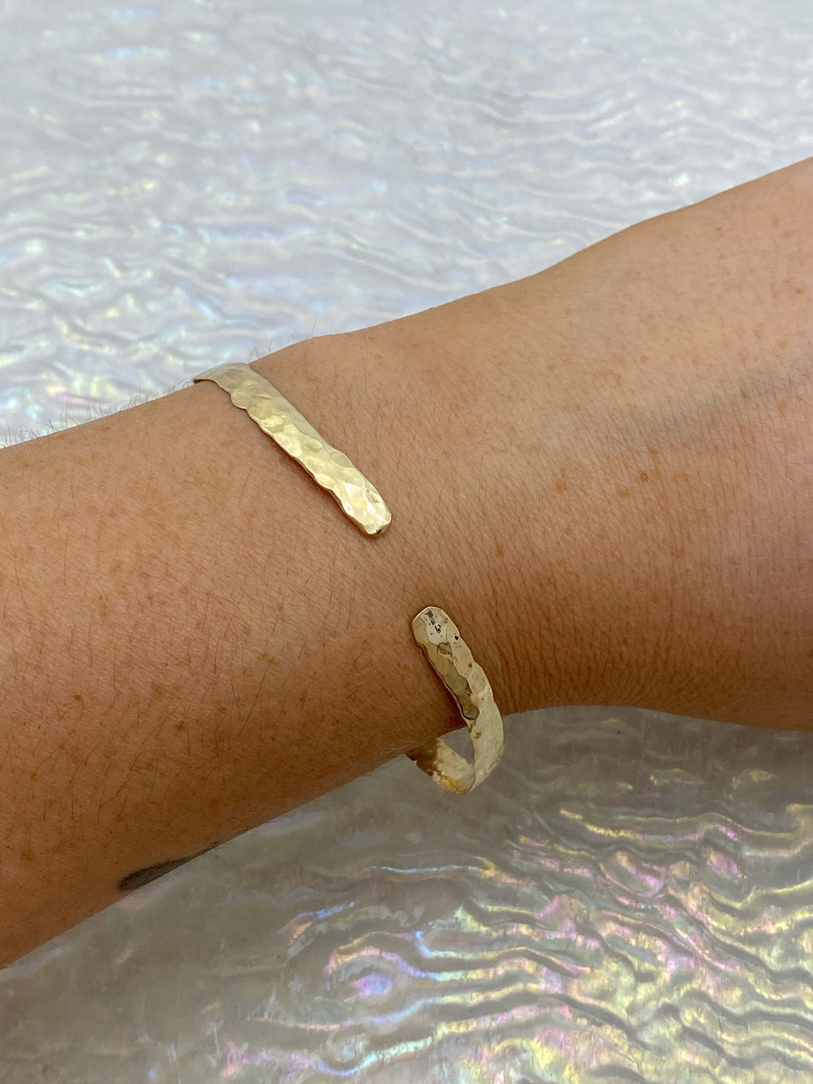 Native Cuff Bracelet | Gold or Silver Cuff Bangle (Made to Order)