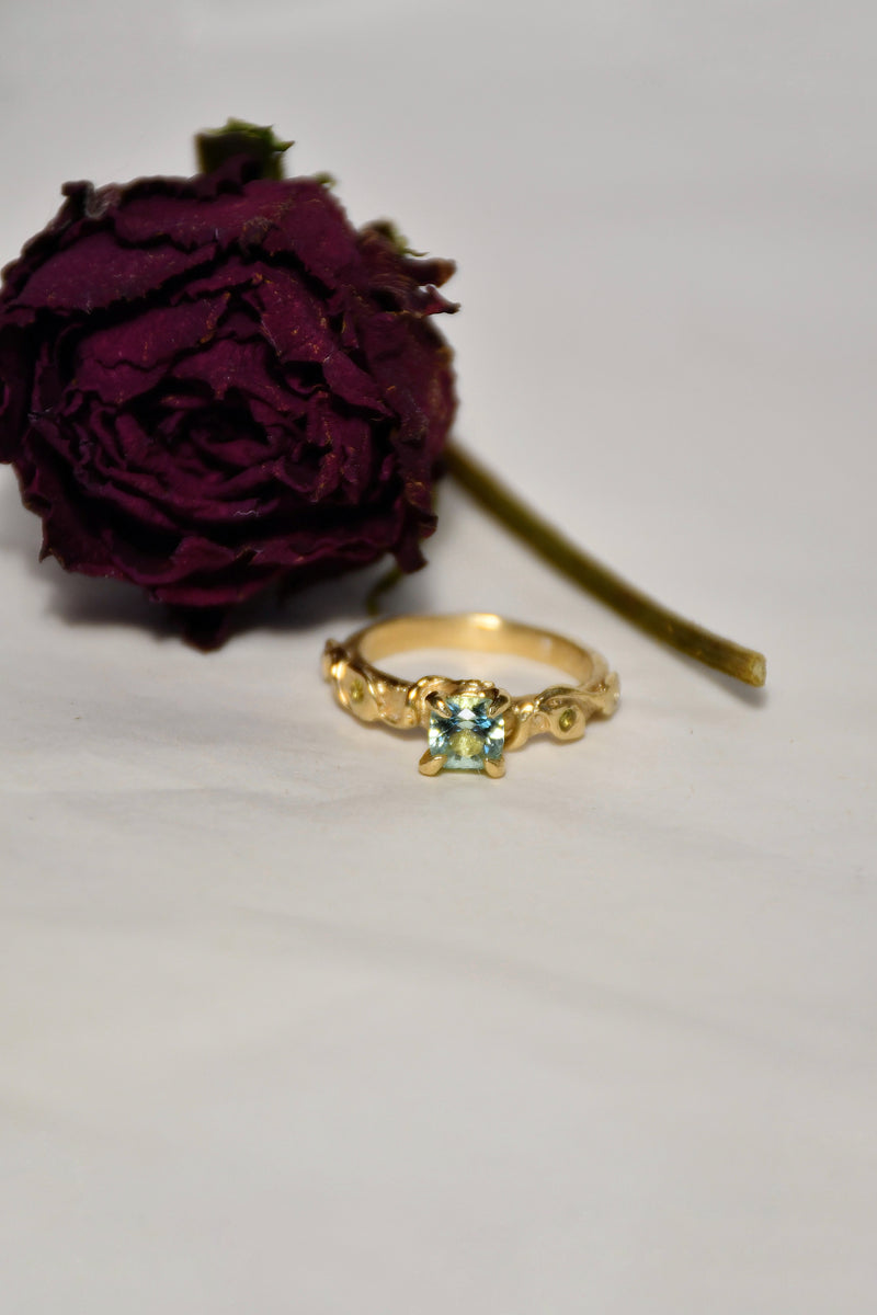 Evervine Ring | Tourmaline Engagement Ring | Size 8 ⋆ P ½