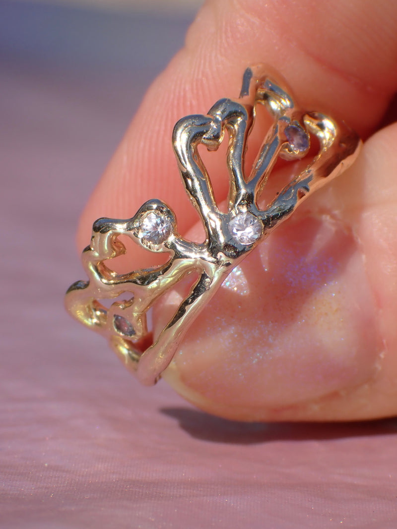 Faye Wedding Ring |  Personalised Enchanted Fairy Wing Ring | Made to Order