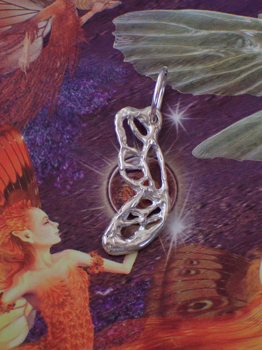 Monarch Hoops | Intricate Butterfly Wing Earrings in Silver or Gold