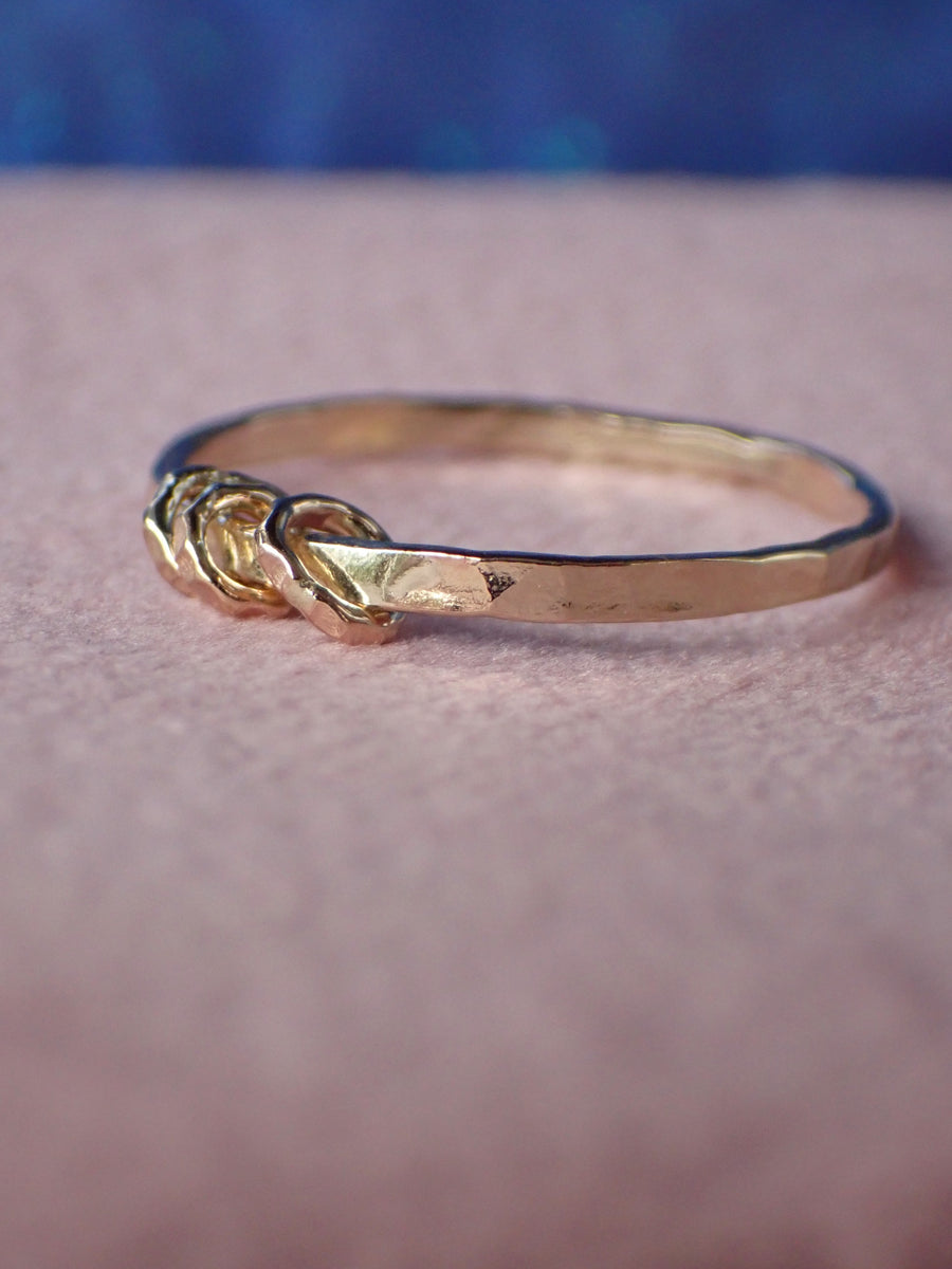 Native Fidget Band | Dainty Gold or Silver Spinner Ring