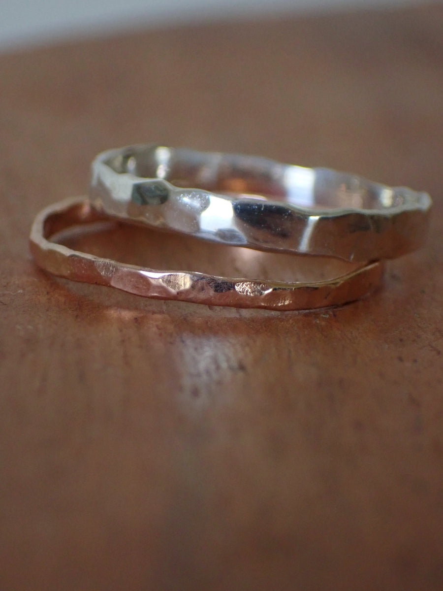 Wild Band | Gold or Silver Textured Ring