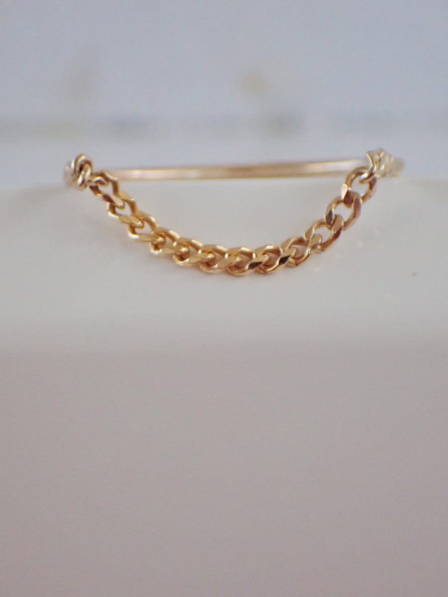 Salvage Band | Recycled Gold Chain Ring