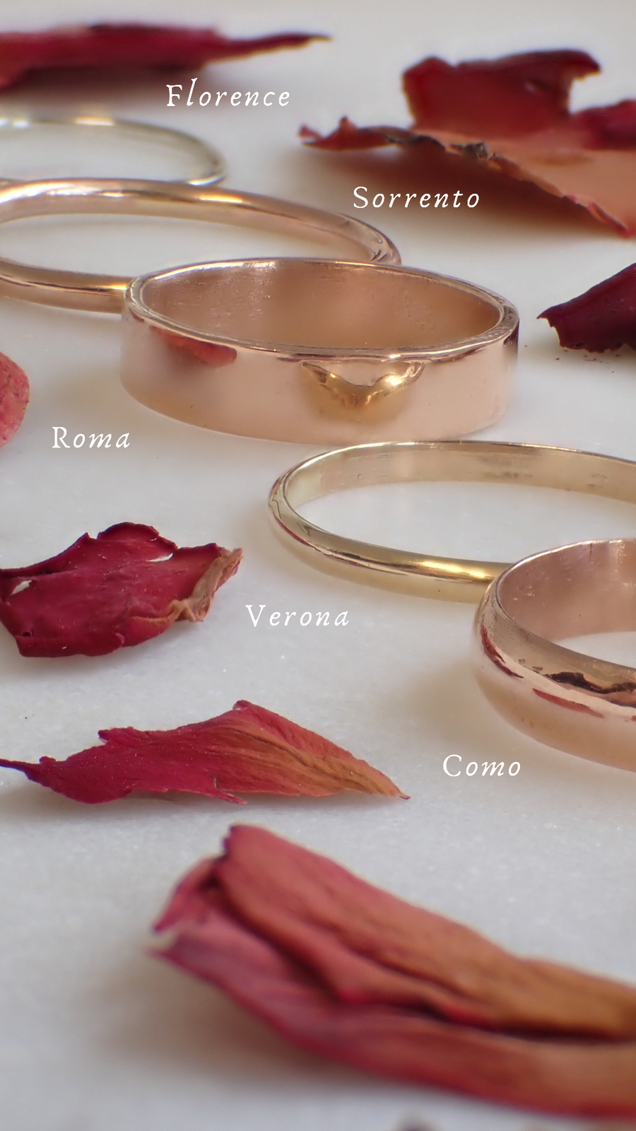 Roma | Solid Gold Wedding Band