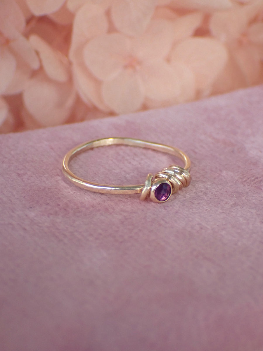 Saturn Fidget Ring | Custom Gemstone Spinner Ring