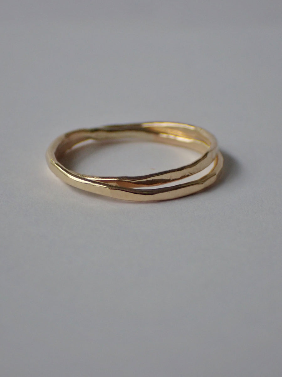 Native Infinity Band | Interlocking Gold or Silver Fidget Ring (Made to Order)