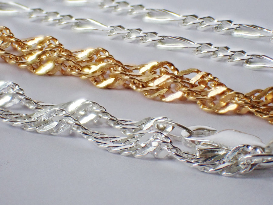 Figaro Anklet | Silver or Gold Chain Anklet